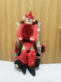 Knock Out Transformers Amigurumi Plush