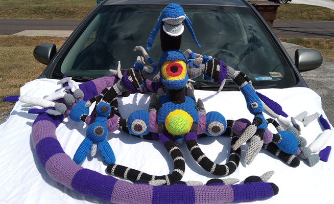 Metal Overlord Amigurumi Plush