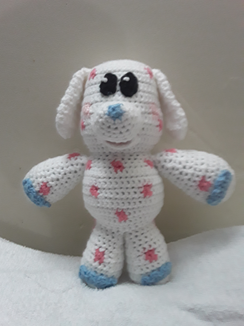 Misfit Elephant Rudolph Amigurumi Plush
