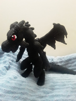 Red Eyes Toon Dragon Yu-Gi-Oh Amigurumi Plush