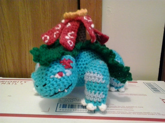003 Mewtwo's Venusaur Pokemon Amigurumi Plush