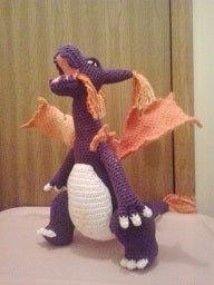 006 Gigantamax Charizard Pokemon Amigurumi Plush