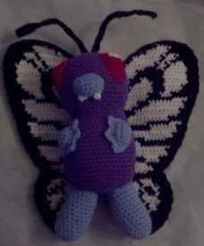 012 Butterfree Pokemon Amigurumi Plush
