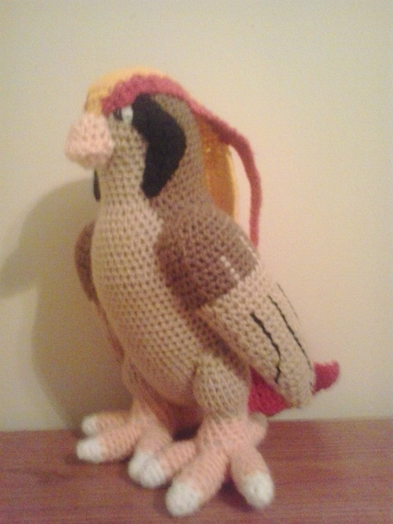 018 Pidgeot Pokemon Amigurumi Plush