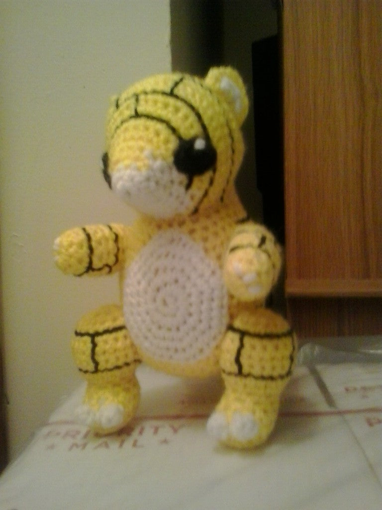 027 Sandshrew Pokemon Amigurumi Plush