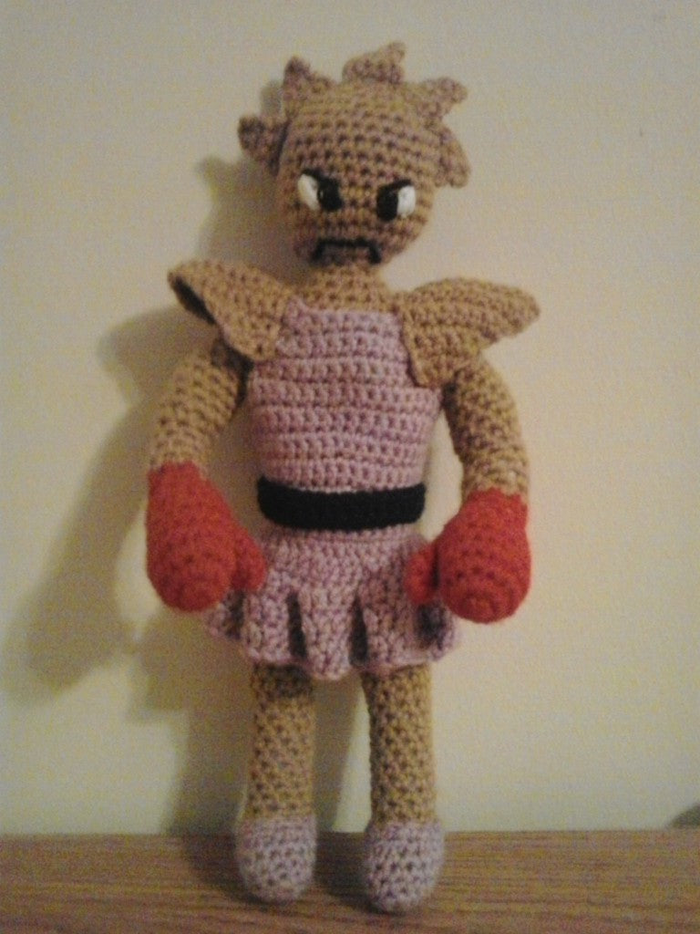 107 Hitmonchan Pokemon Amigurumi Plush