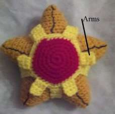 120 Staryu Pokemon Amigurumi Plush