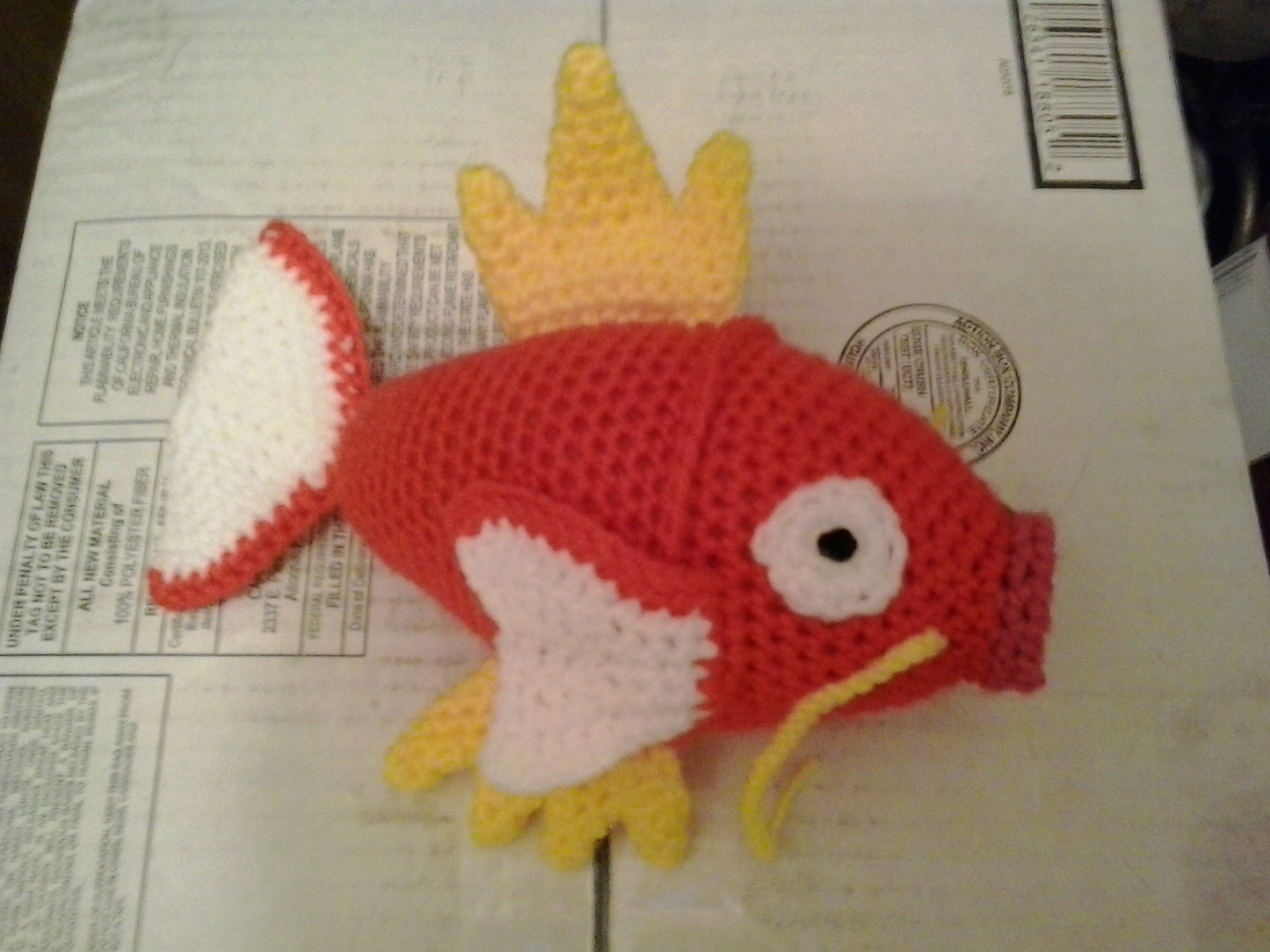 129 Magikarp Pokemon Amigurumi Plush