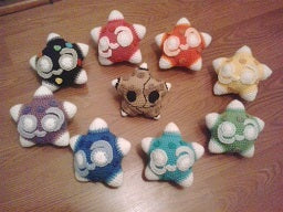 774 Minior Meteor & Cores Pokemon Amigurumi Plush Set