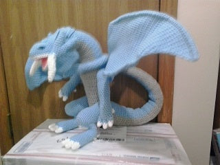 Blue Eyes Tyrant Dragon Yu-Gi-Oh Amigurumi Plush
