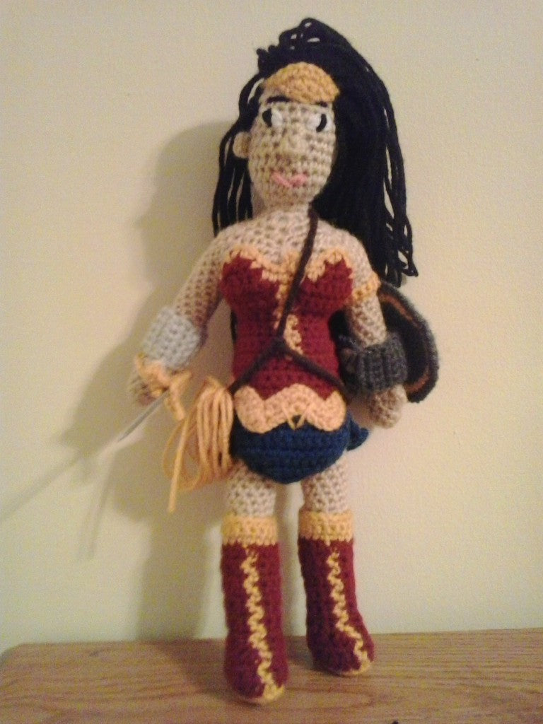 Wonder Woman DC Comics Amigurumi Plush Doll