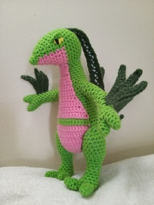 253 Grovyle Pokemon Amigurumi Plush