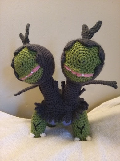 634 Zweilous Pokemon Amigurumi Plush