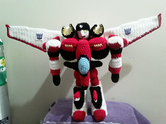 Armada Starscream Transformers Amigurumi Plush