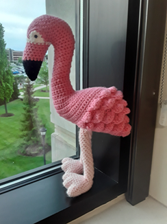 Flamingo Amigurumi Plush
