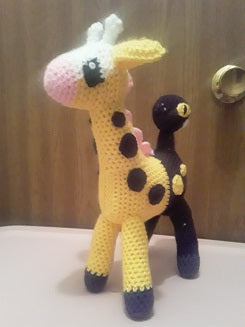 203 Girafarig Pokemon Amigurumi Plush