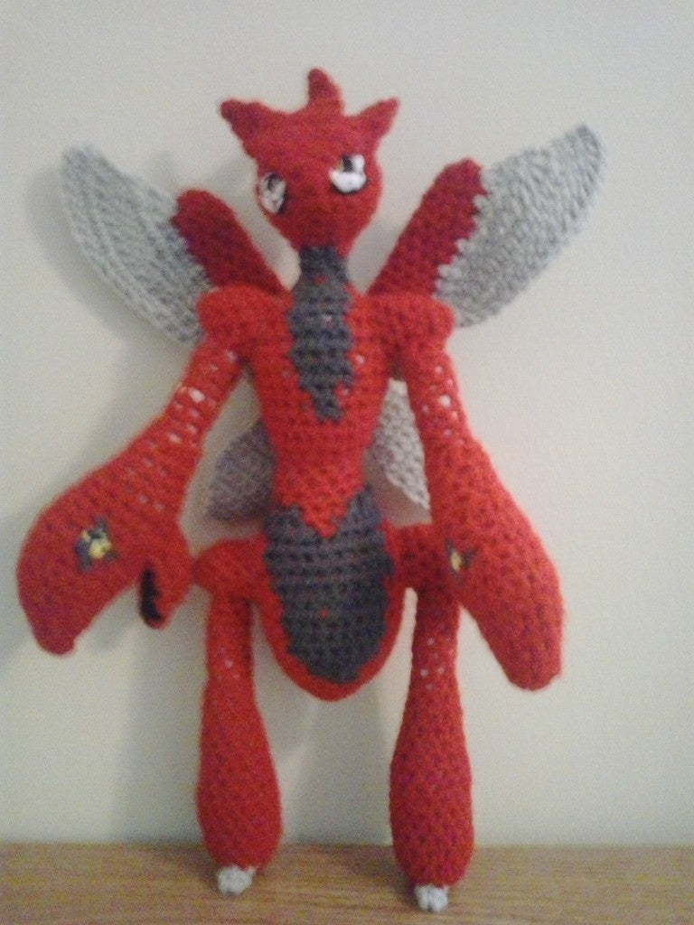 212 Scizor Pokemon Amigurumi Plush