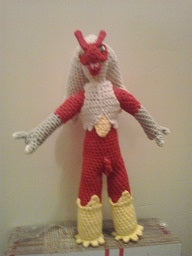 257 Blaziken Pokemon Amigurumi Plush