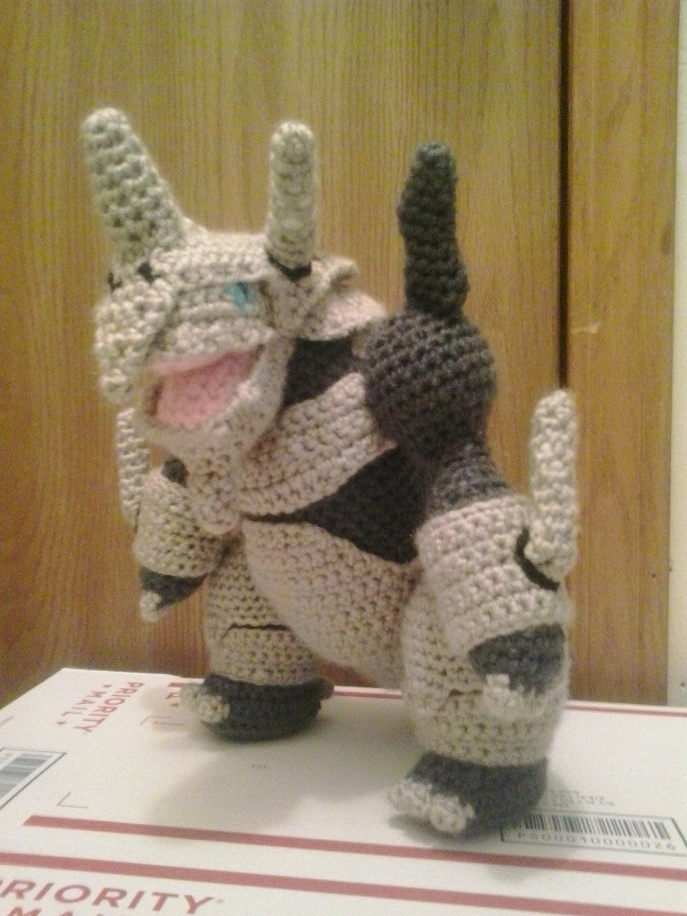 306 Mega Aggron Pokemon Amigurumi Plush