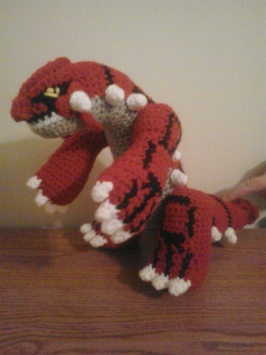 383 Groudon Pokemon Amigurumi Plush