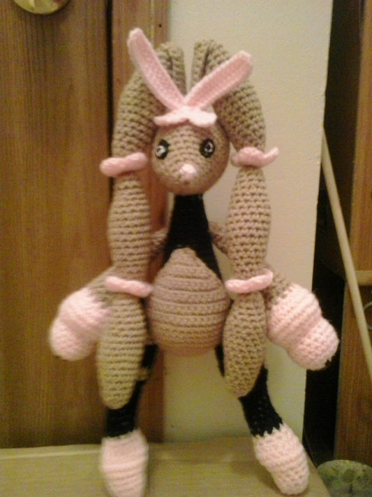 428 Mega Lopunny Pokemon Amigurumi Plush