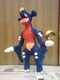 445 Garchomp Pokemon Amigurumi Plush