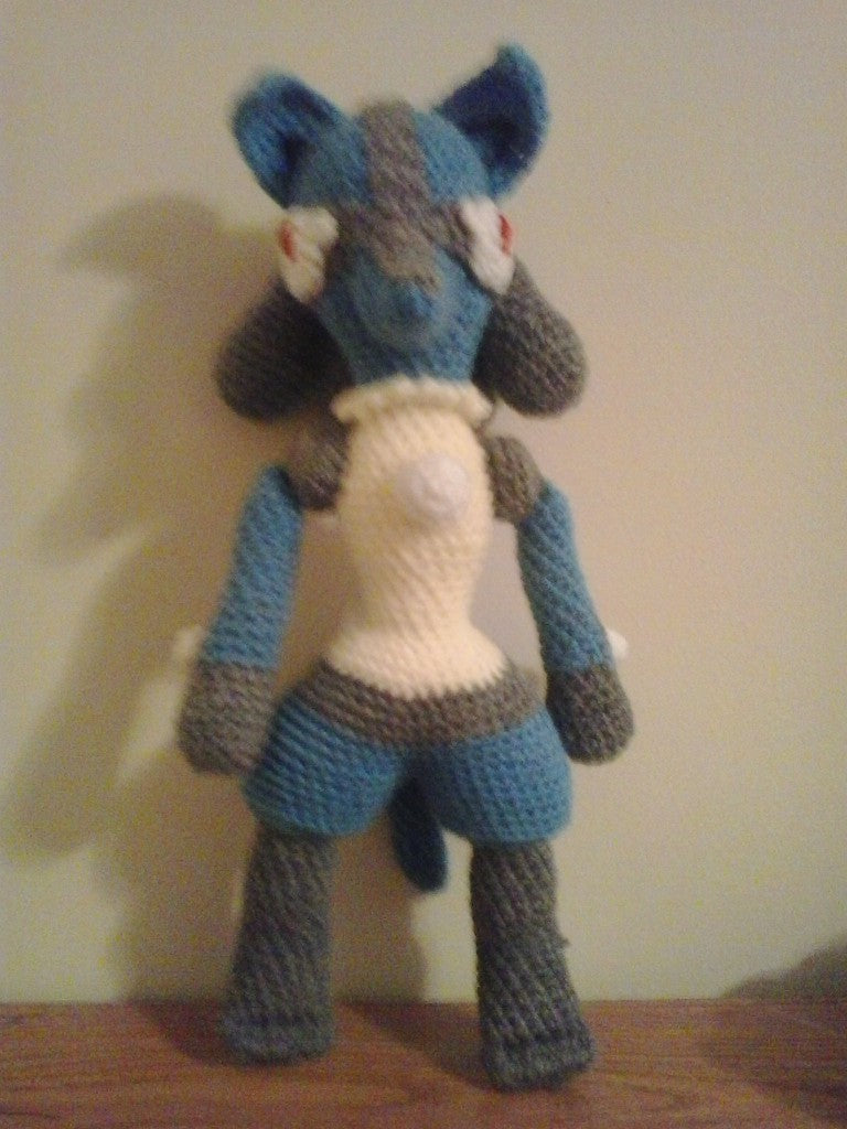 Lucario Pokemon Crochet Pattern 