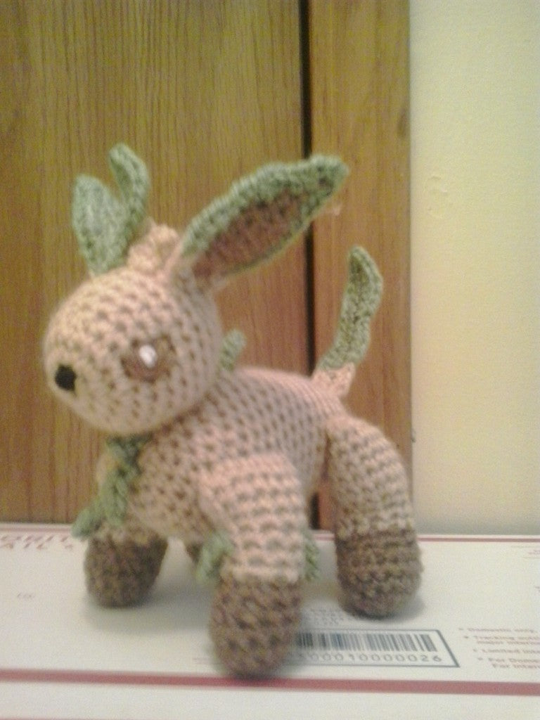 470 Leafeon Pokemon Amigurumi Plush