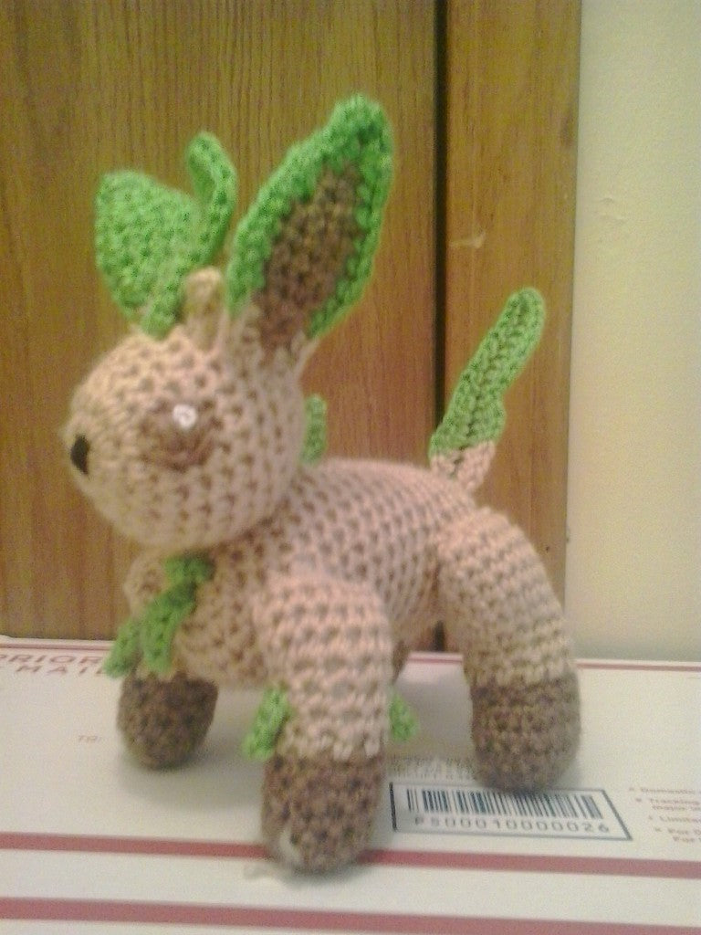 470 Leafeon Pokemon Amigurumi Plush