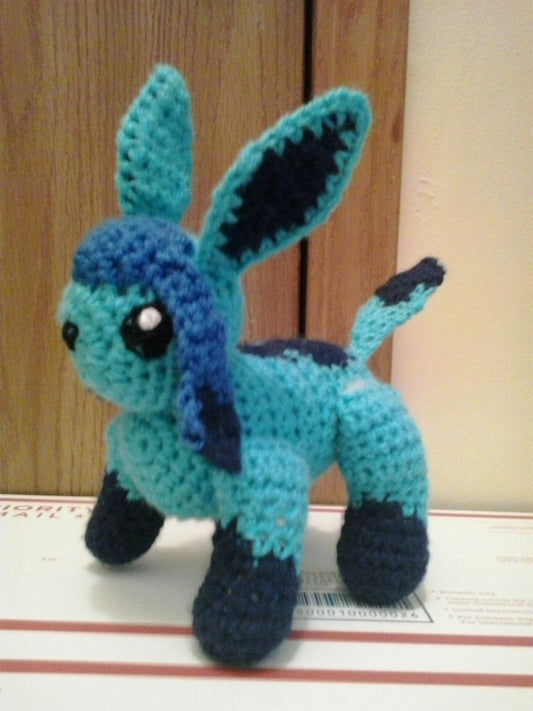 471 Glaceon Pokemon Amigurumi Plush