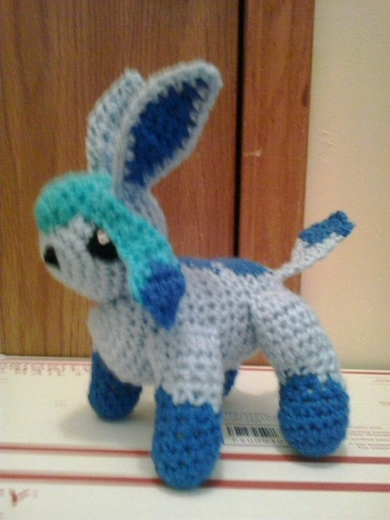 471 Glaceon Pokemon Amigurumi Plush