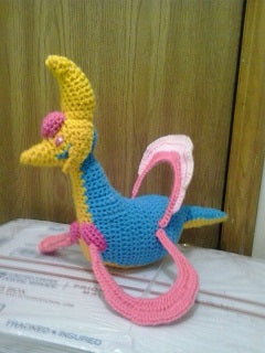 488 Cresselia Pokemon Amigurumi Plush