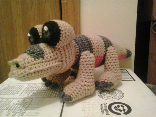 551 Sandile Pokemon Amigurumi Plush