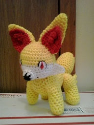 653 Fennekin Pokemon Amigurumi Plush