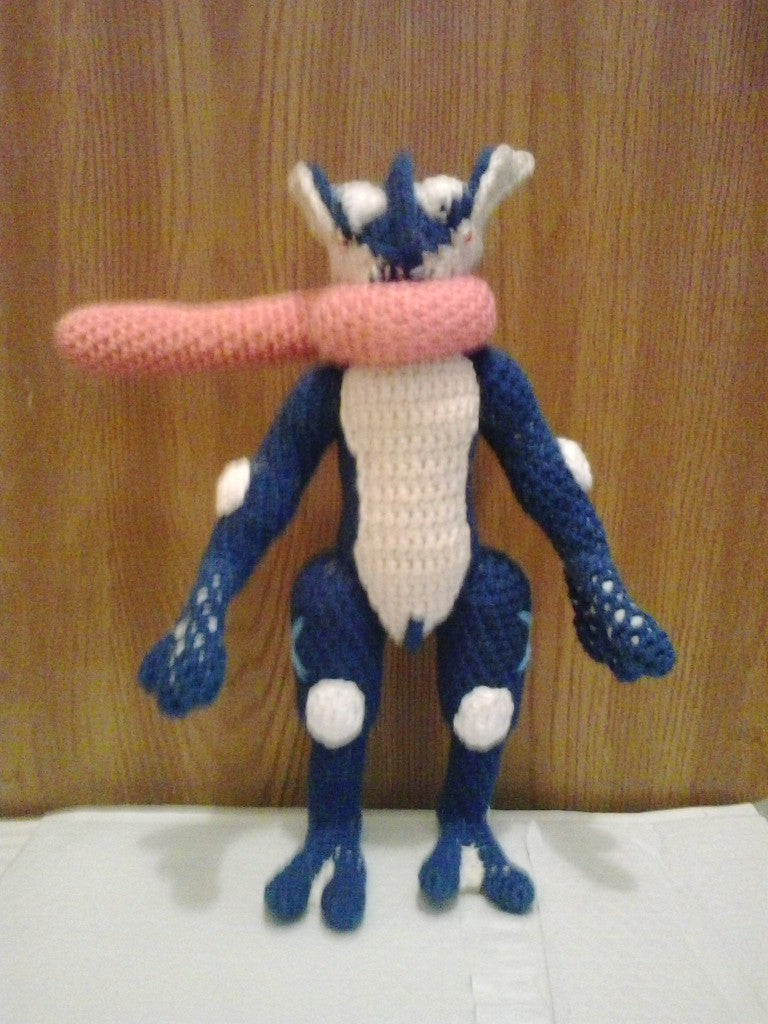 658 Greninja Pokemon Amigurumi Plush