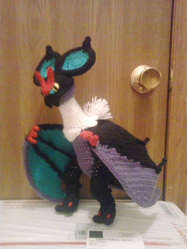 715 Noivern Pokemon Amigurumi Plush