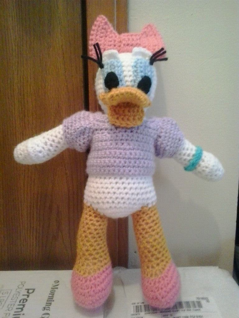 Daisy Duck Disney Amigurumi Plush