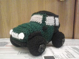 Jeep-styled vehicle Amigurumi Plush