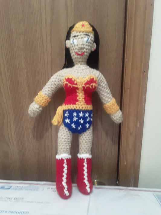 Lynda Carter's Wonder Woman DC Comics Amigurumi Plush Doll