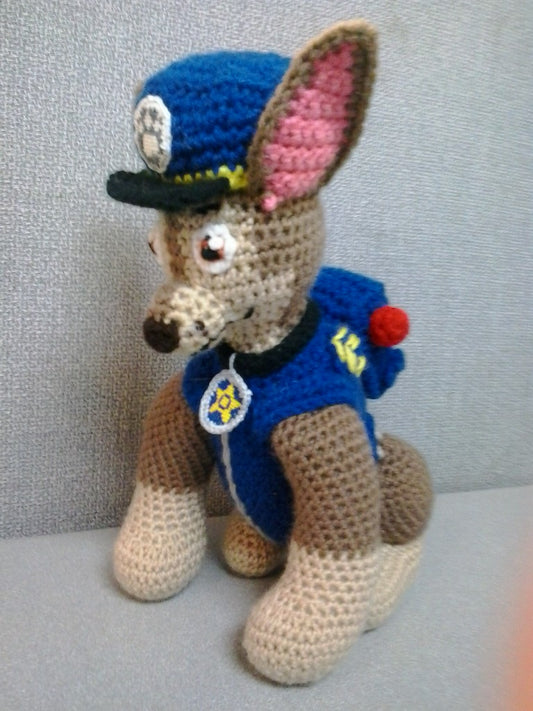 Chase Paw Patrol Dog Amigurumi Plush