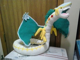 Rainbow Dragon Yu-Gi-Oh Amigurumi Plush