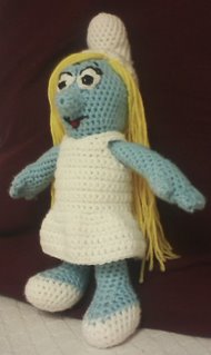 Smurfette Amigurumi Plush