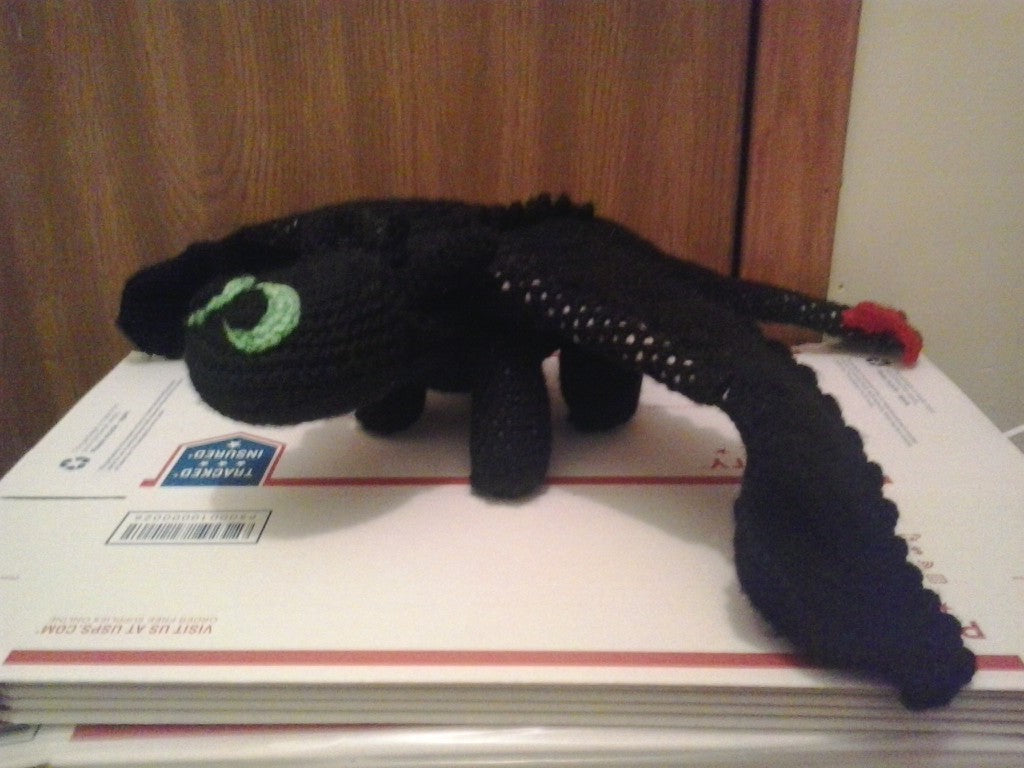 Toothless How to Train Your Dragon Amigurumi Plush